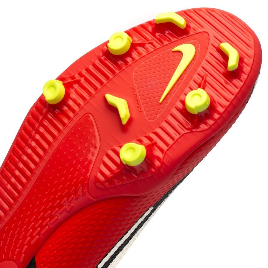 Nike Phantom GT 2 Club MG Motivation - Blanc/Rouge/Jaune Fluo