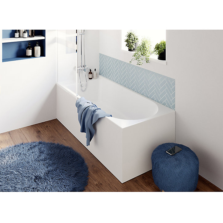 Baignoire 170 x 75 cm GoodHome Cavally