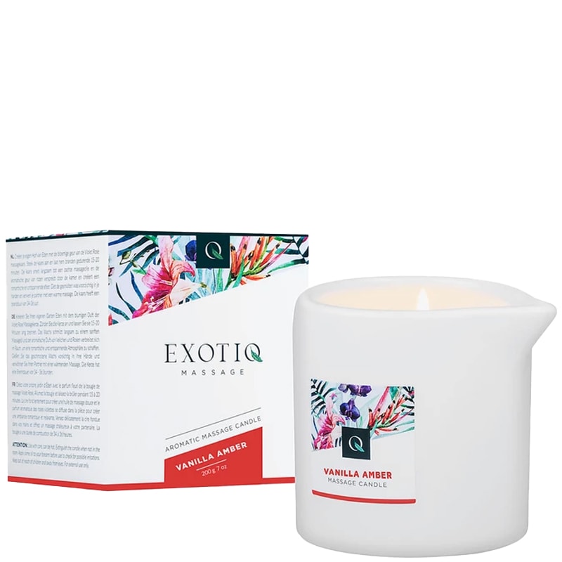 Bougie de massage - Vanille & ambre - 200g
