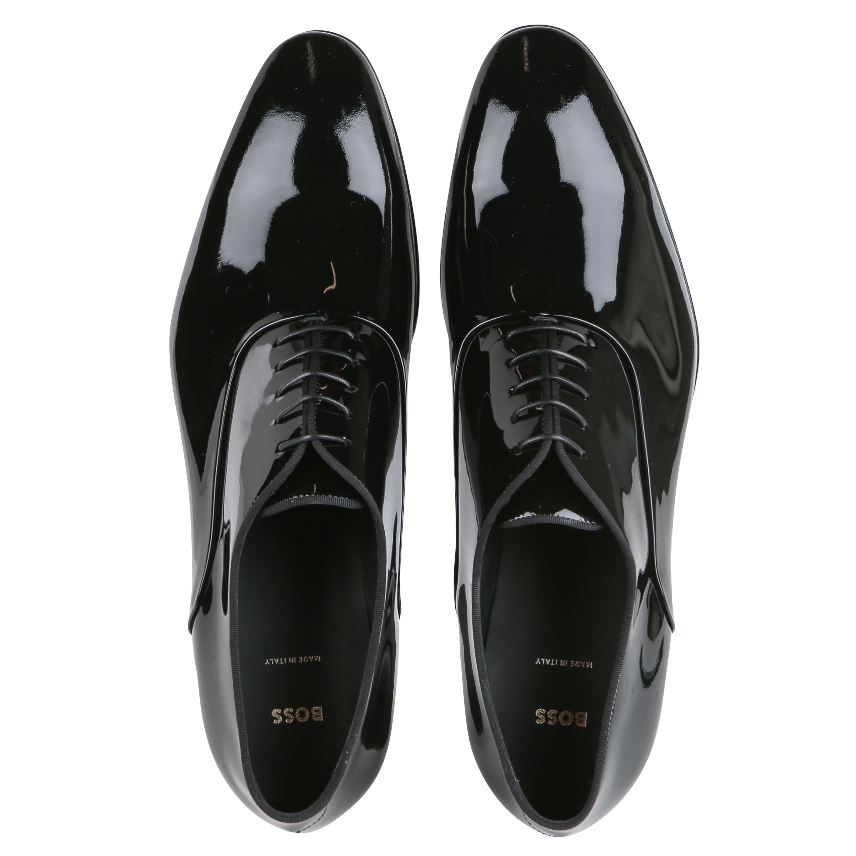 Derbies en cuir vernis | Noir