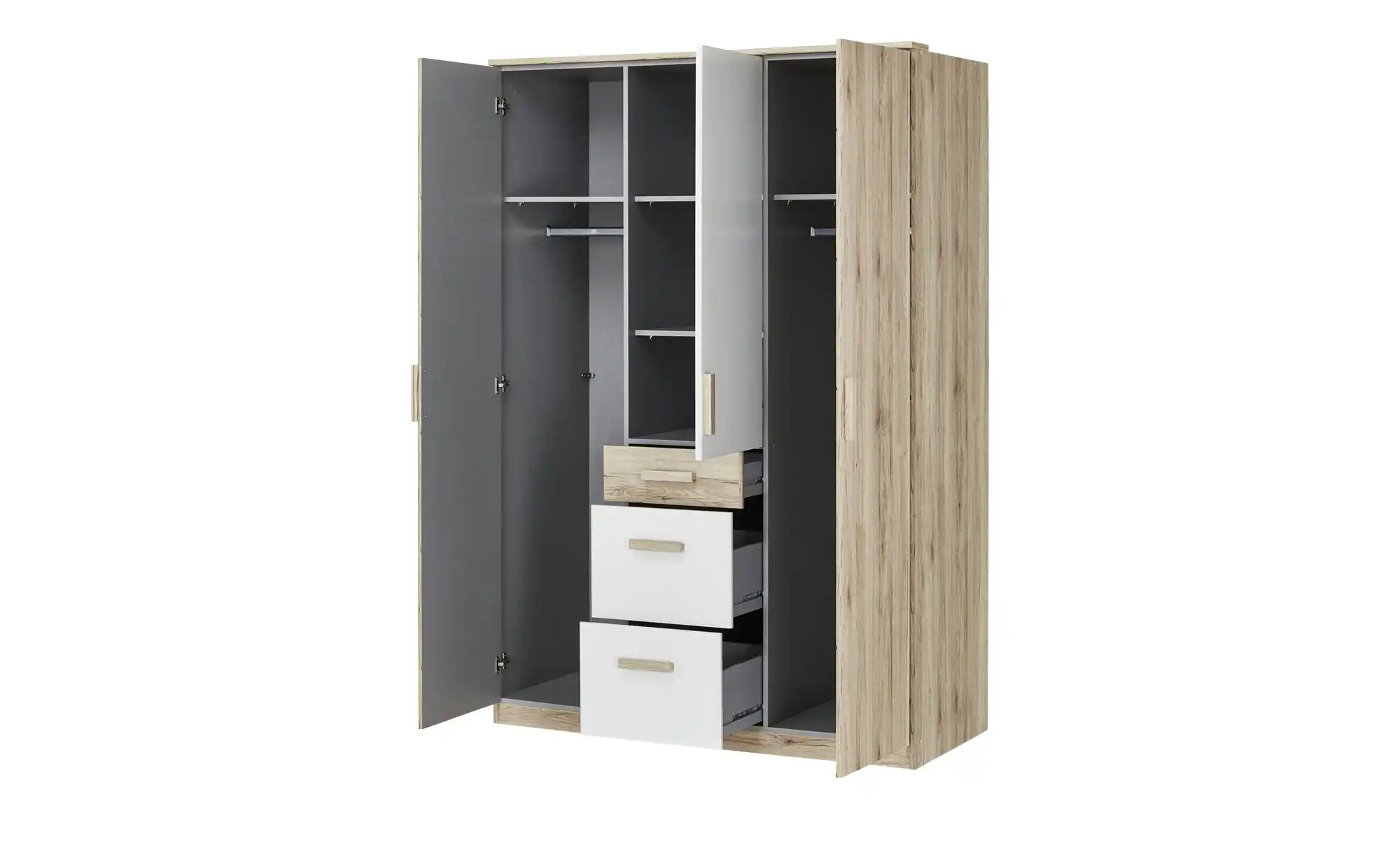 Kleiderschrank, 3-türig Caja