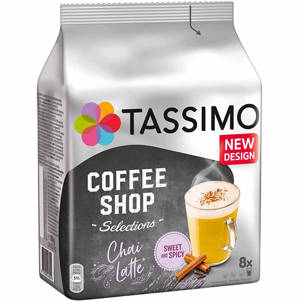 Tassimo Coffee Shop Selections Chai Latte 8 Kapseln MHD:26.10.25