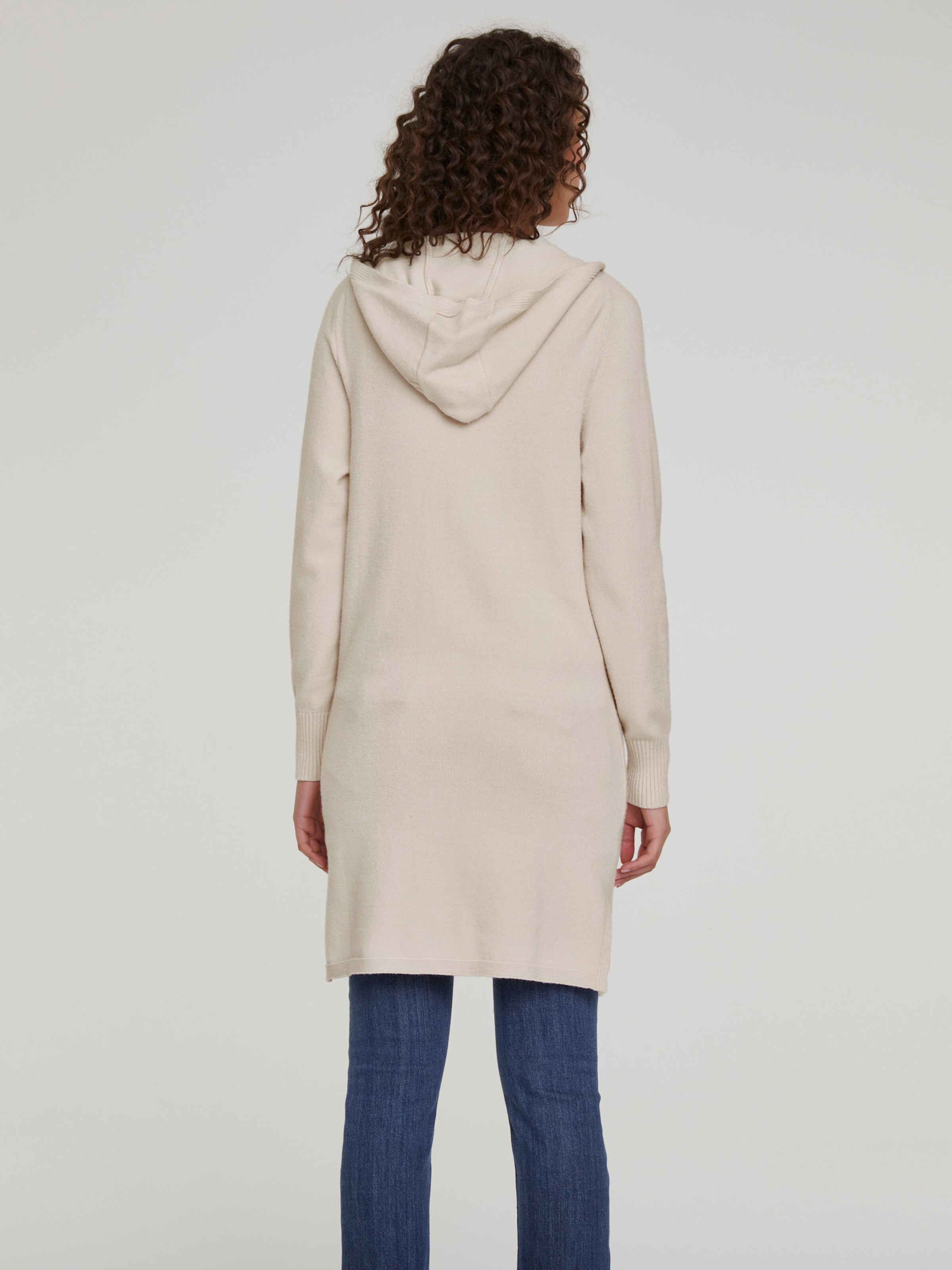Long-Strickjacke