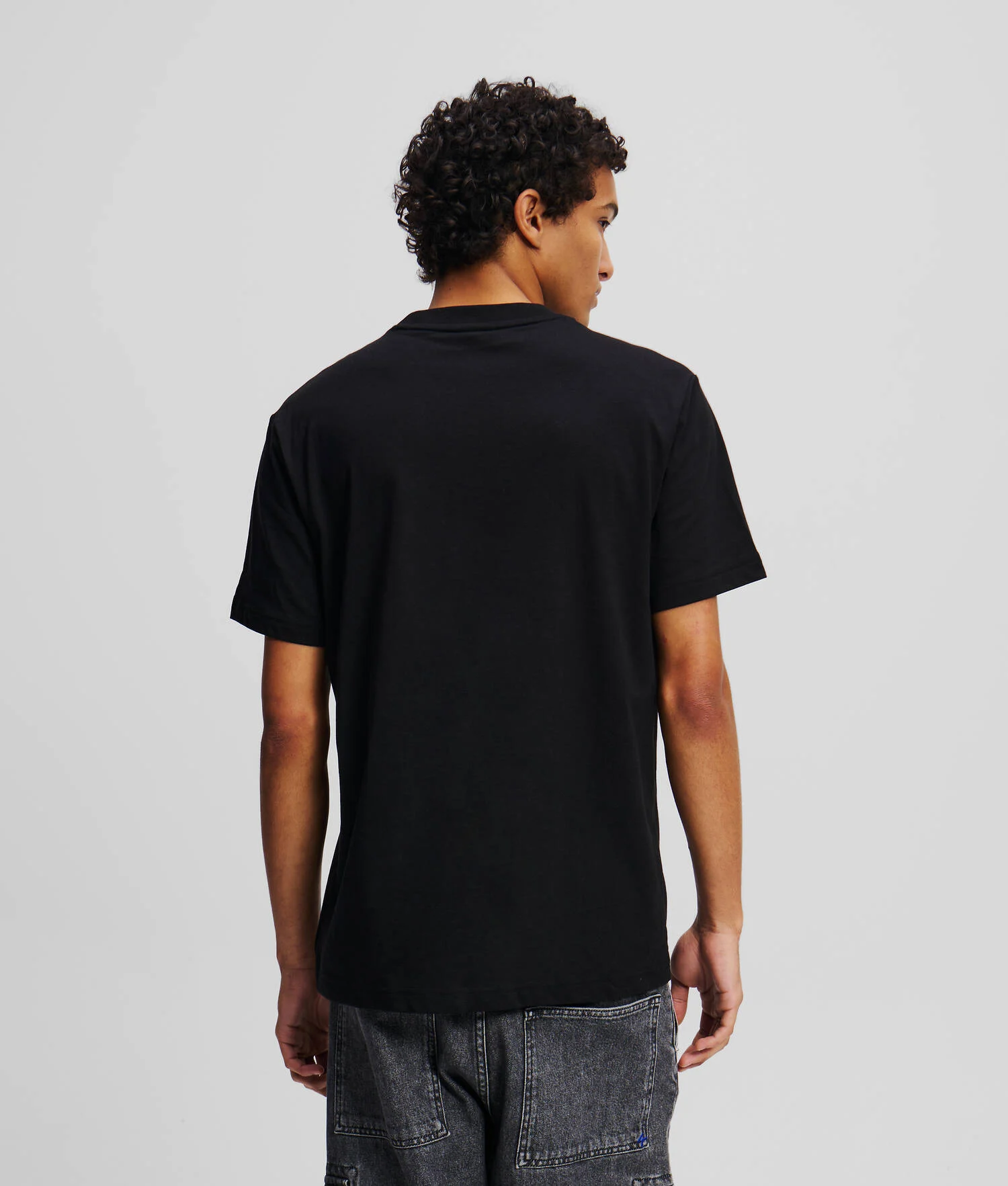 T-SHIRT AVEC MONOGRAMME - Noir