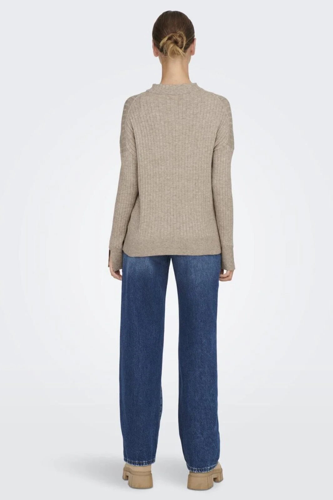 Only Onlfia Katia L/S Rib Pullover Knt