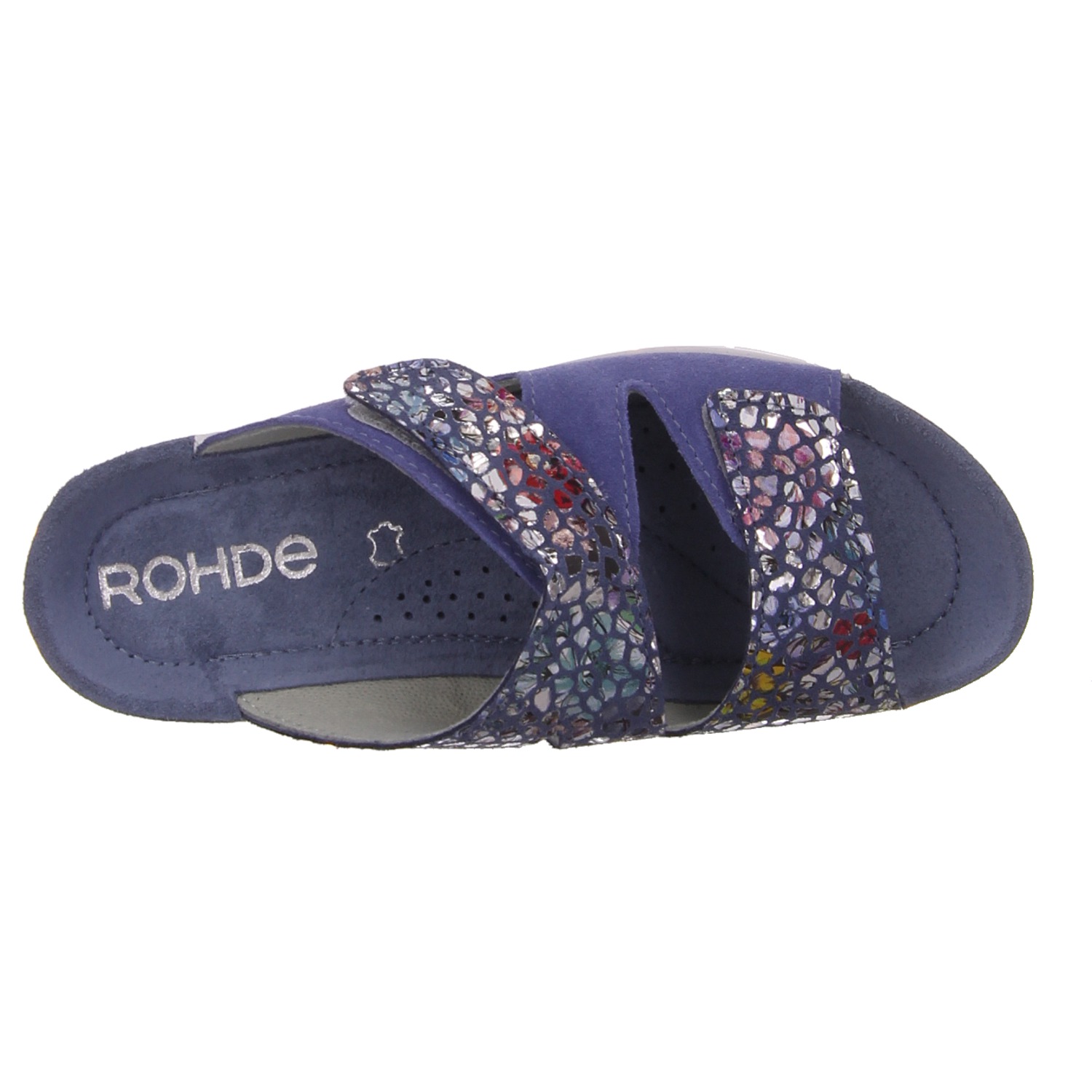 Rohde Pantoletten jeans blau