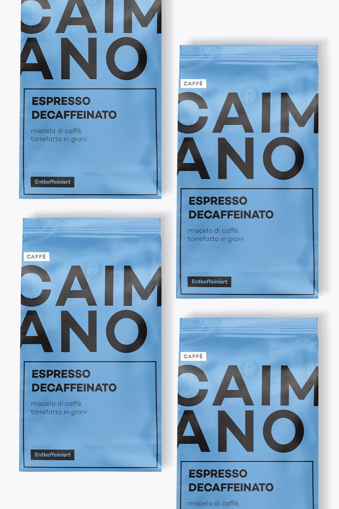 Caffè Caimano Espresso Decaffeinato Vorteilspaket 4kg