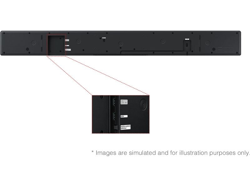Samsung Soundbar HW-QS700F 3.1.2 Soundbar mit 345 Watt Subwoofer