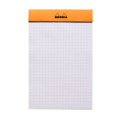 Rhodia - Bloc notes - 11 x 17 cm - petits carreaux - 80g