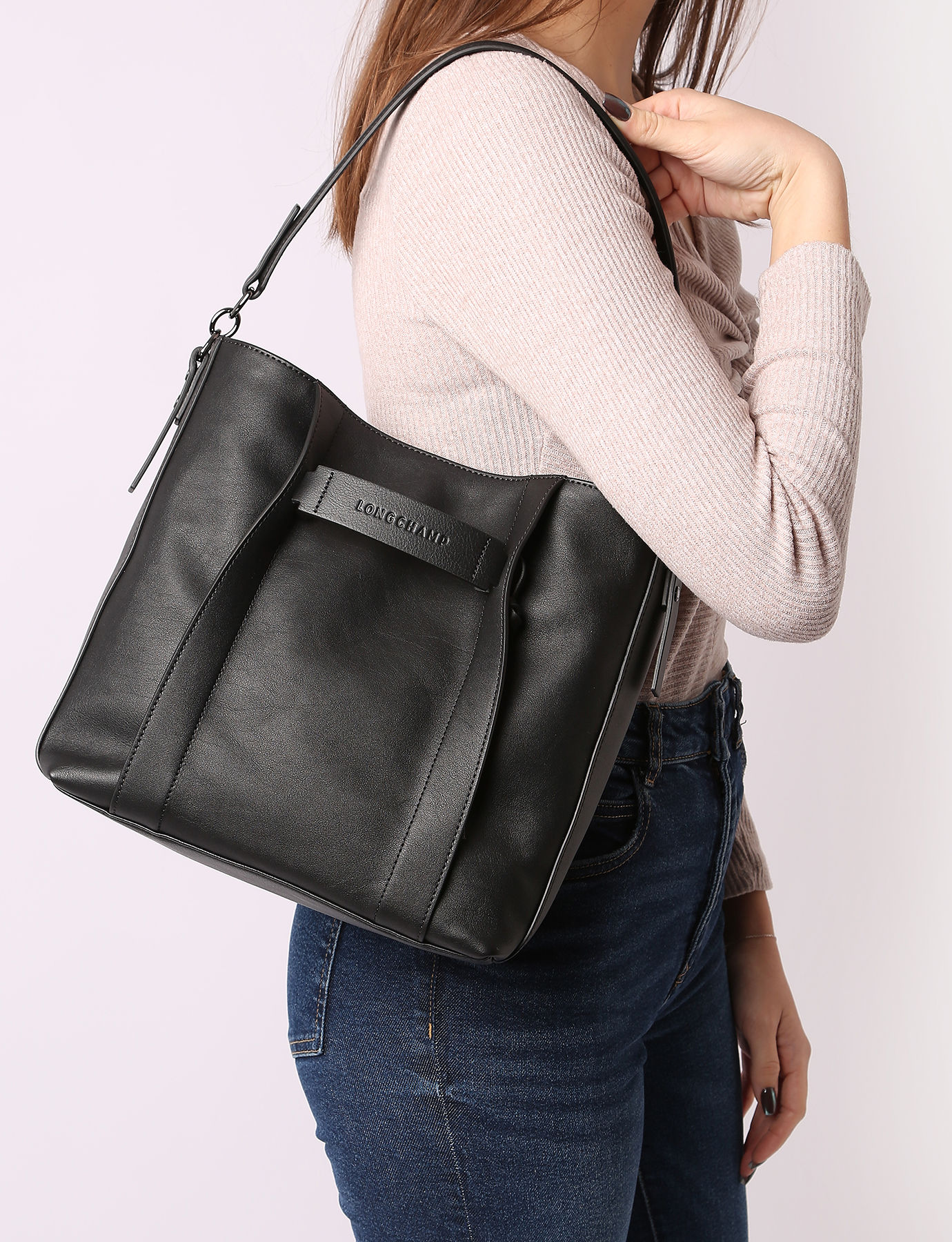 Sac port paule Longchamp 3d cuir LONGCHAMP