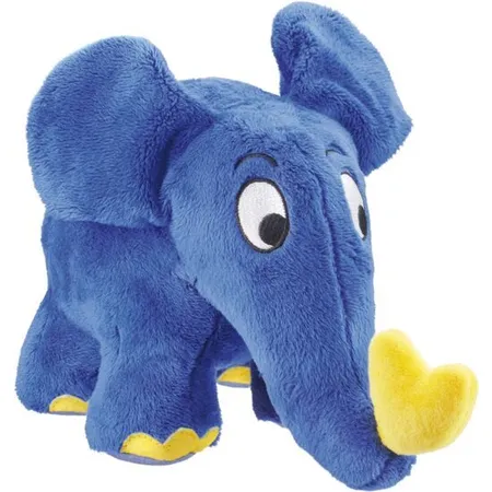 Schmidt Spiele Plüschfigur Die Maus, Elefant, 50. Jubiläum, 17 cm