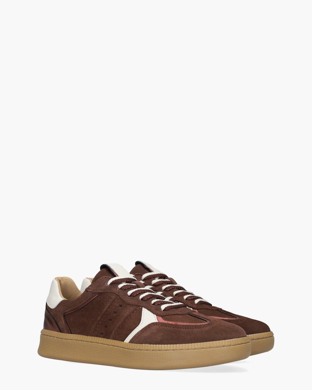 DWRS Label Mirabel Bordeauxrood Damessneakers