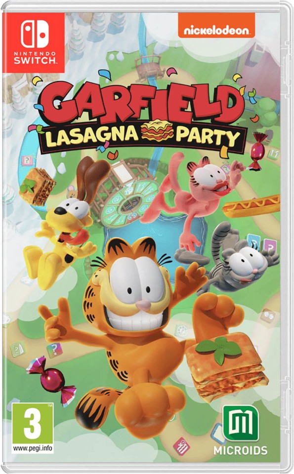 Garfield : Lasagna Party (Code in Box)- Nintendo Switch