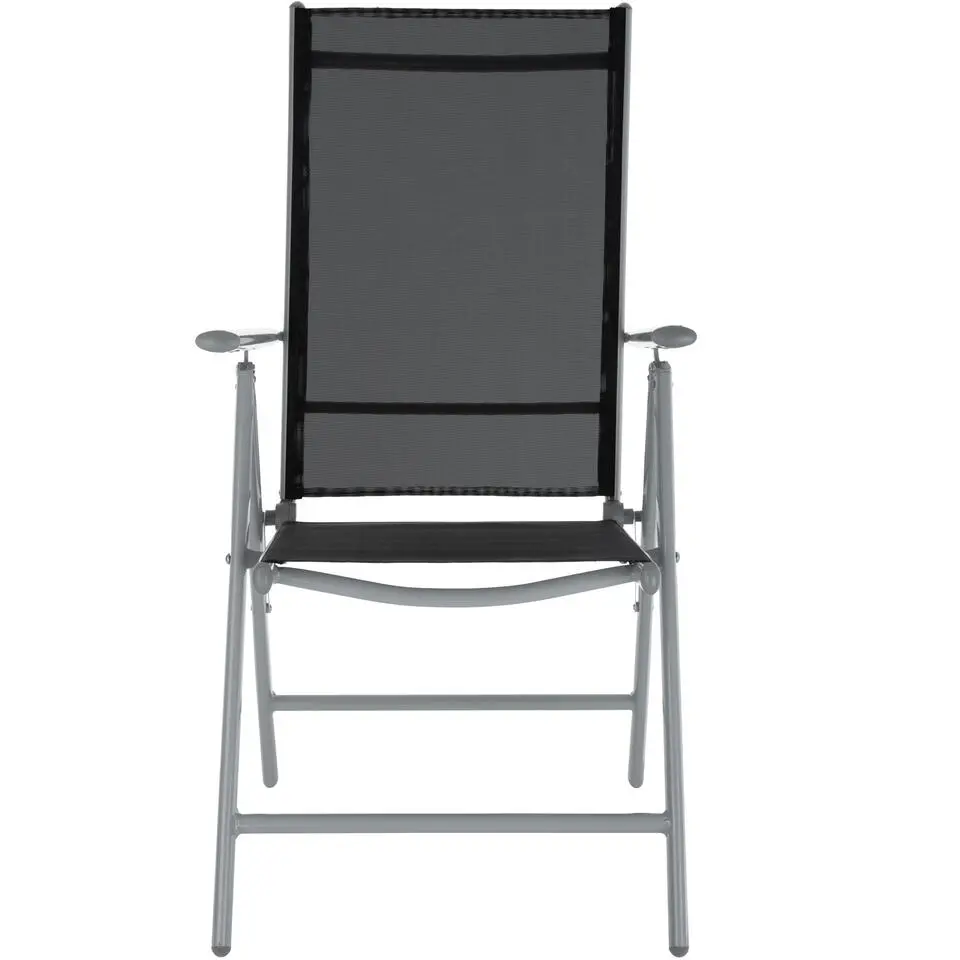 tectake Aluminium tuinset 8 1 - Zilver