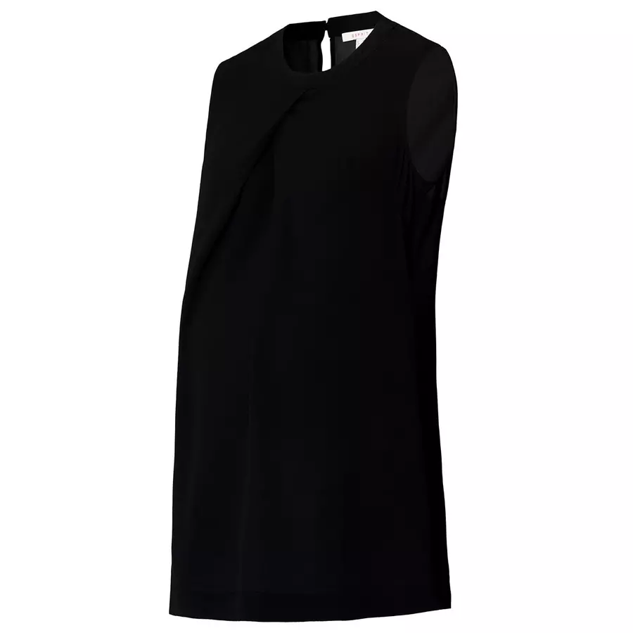 ESPRIT Umstandstunika short schwarz