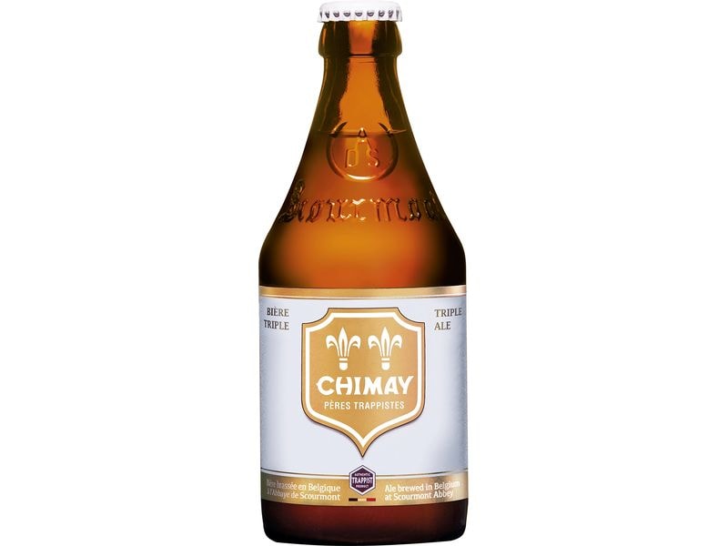 Brauerei Chimay Bier blonde triple 0.33 l Helles Trappistenbier mit komplexem Aroma