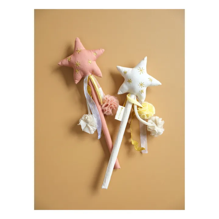 Fabelab Baguette magique en coton bio | Blanc