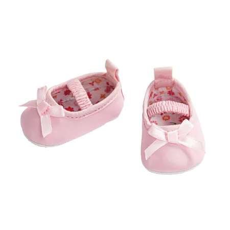 Ballerinas für Puppen, rosa, Größe 30 34 cm