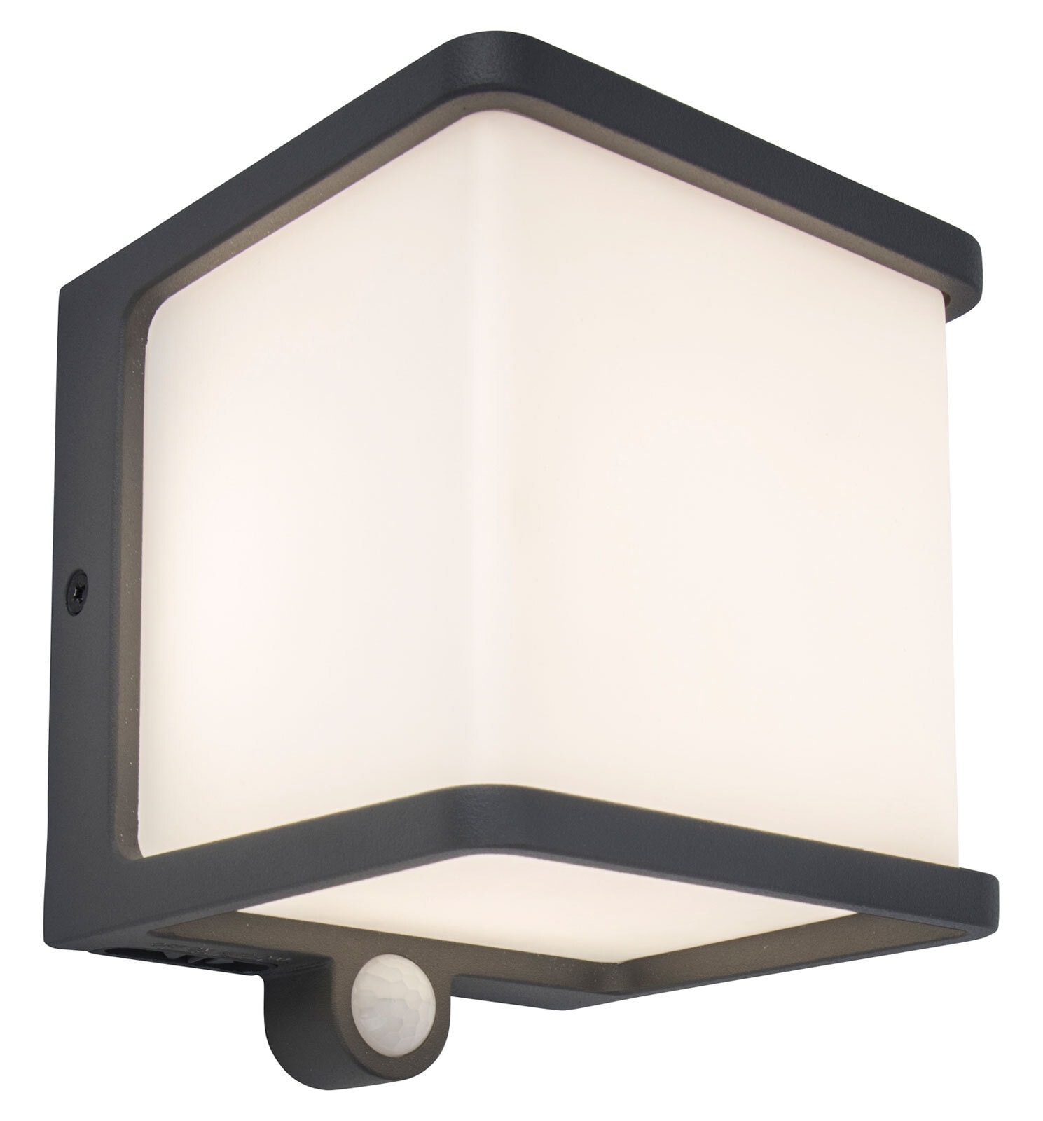 ECO-LIGHT LED Solar Außenwandleuchte DOBLO 13 cm anthrazit