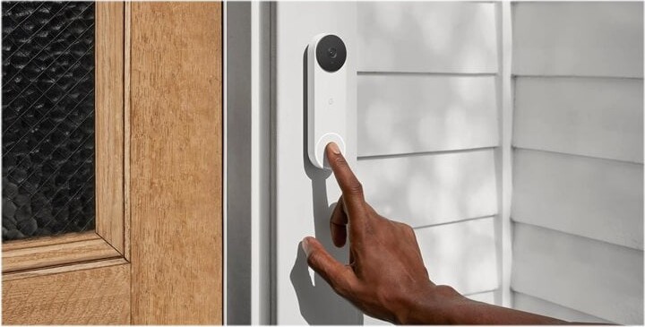 Google Nest Doorbell Battery - Smart Home Dørklokke - Hvid