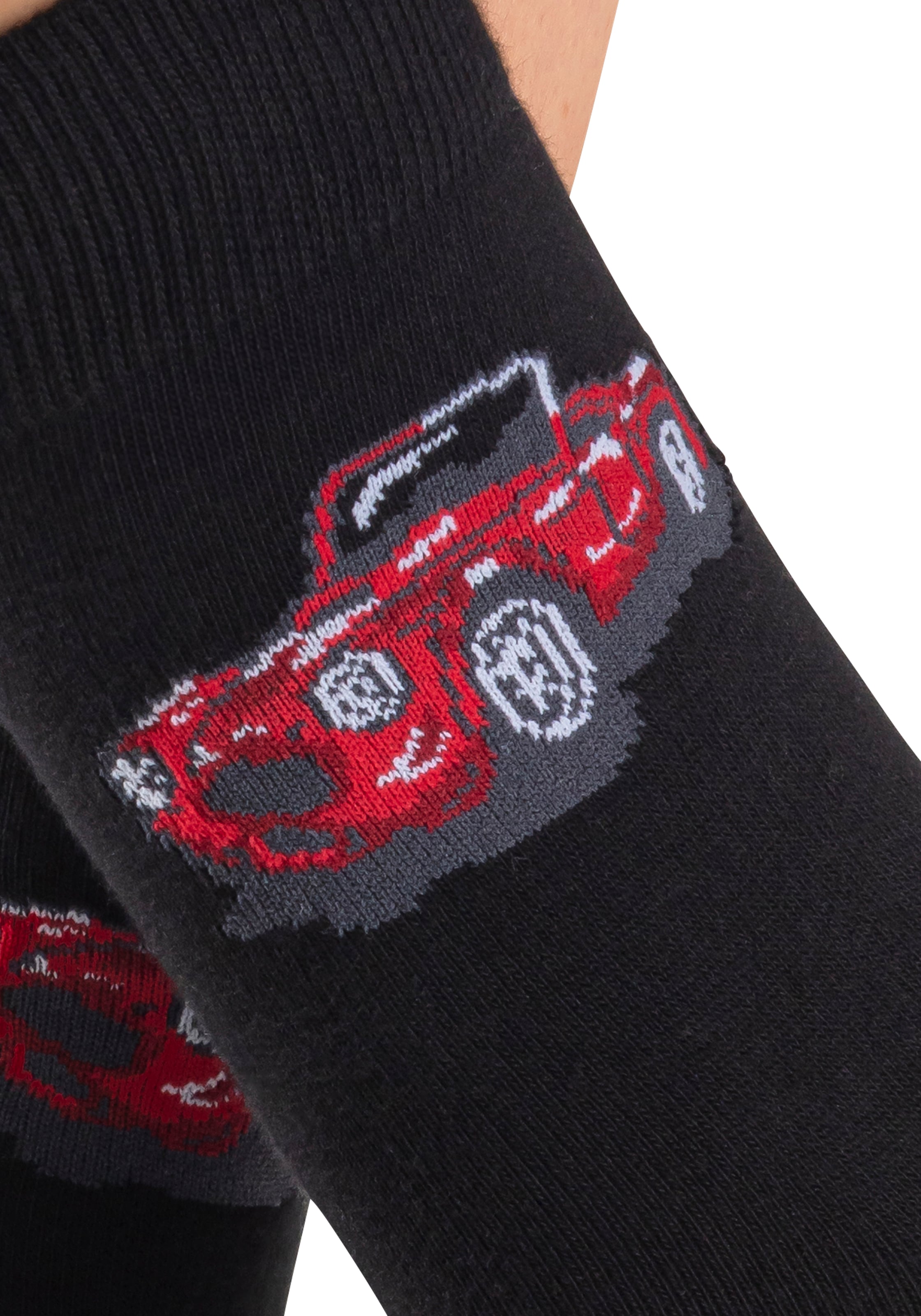 H.I.S Freizeitsocken Packung, 5 Paar tlg. mit eingestrickten Motiven
