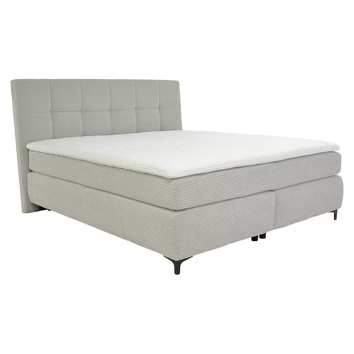 Boxspringbett Beat 180x200 Grau