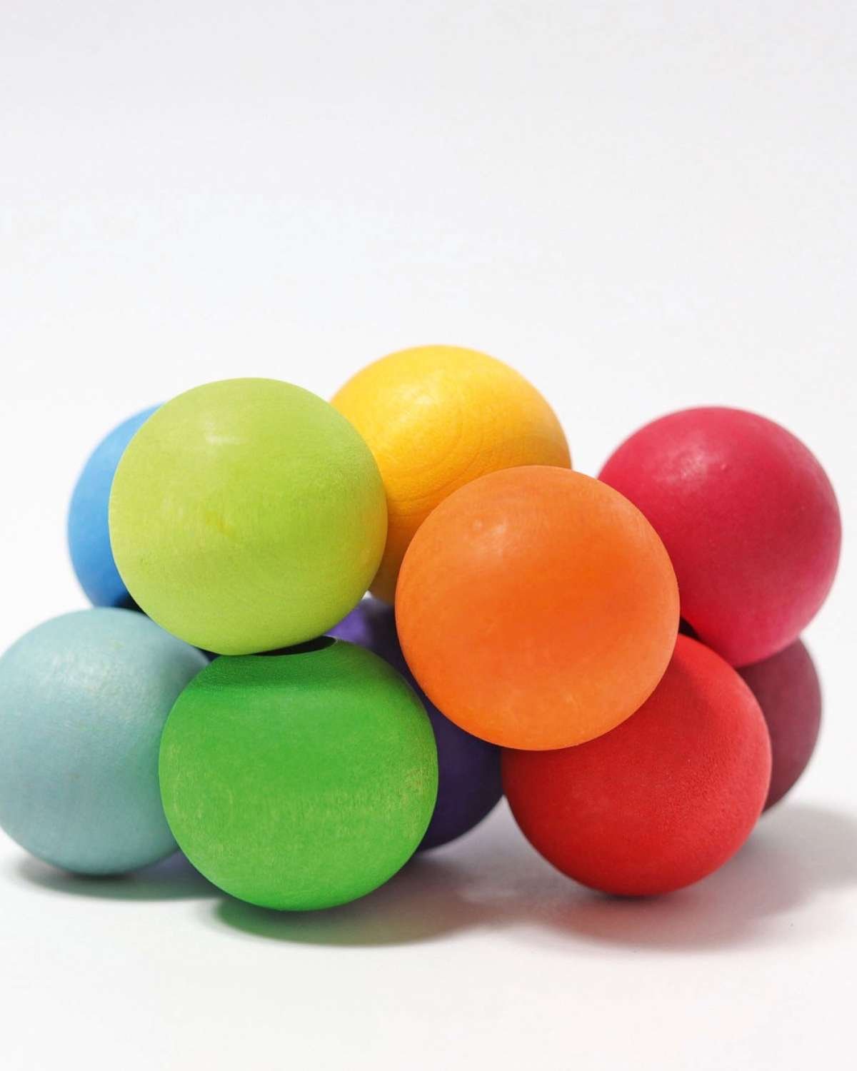 Babyleke Gripekuler – Fidget leke baby 0+| Rainbow Beads Grasper