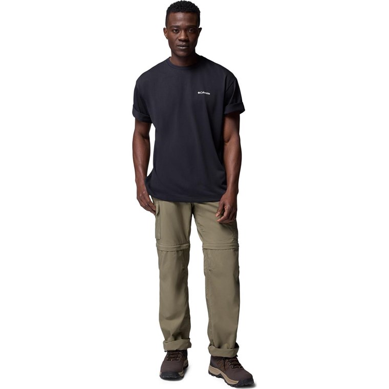 Columbia M Cedar Trail Back Graphic Tee Black/Trailguide Icons
