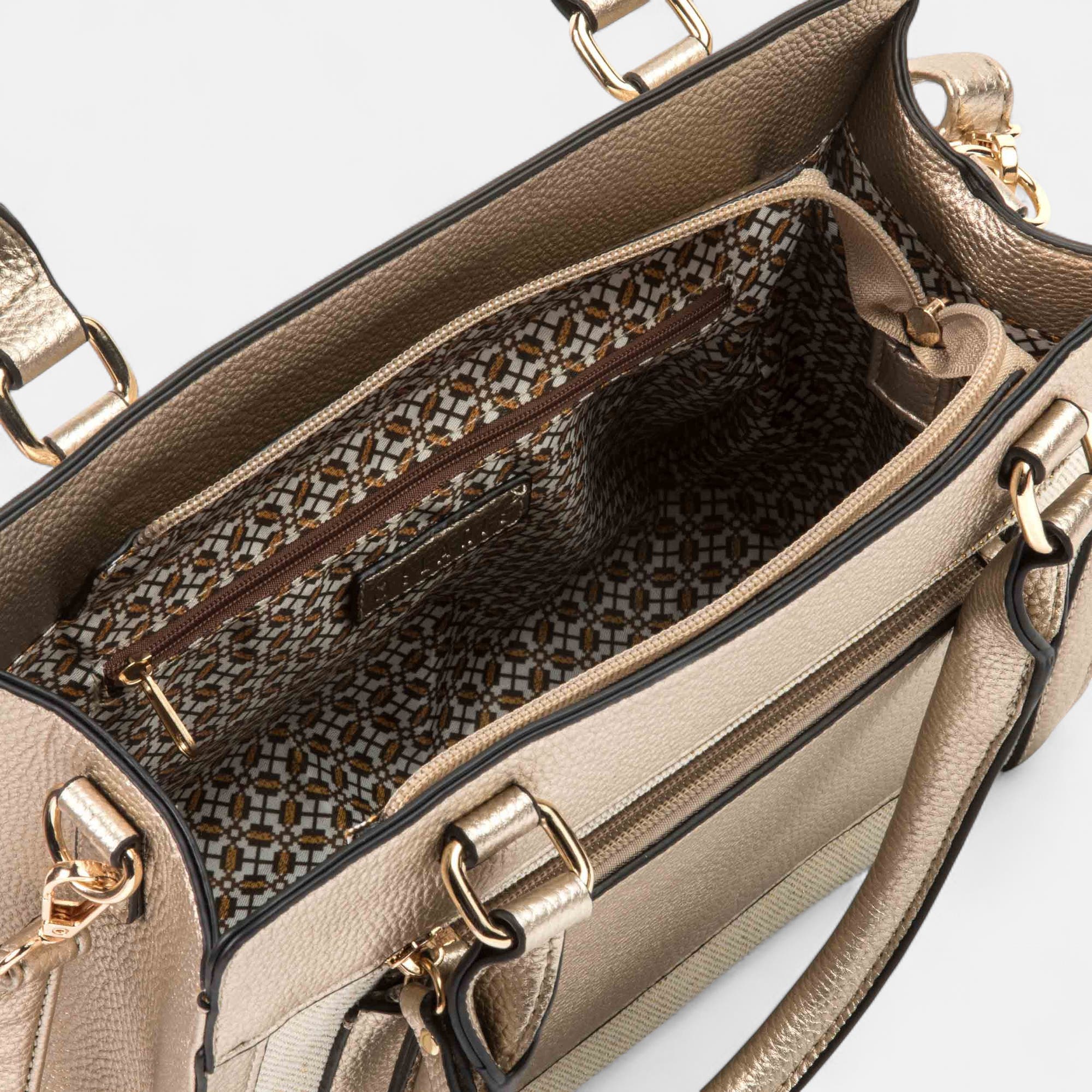 Sac à main beige
