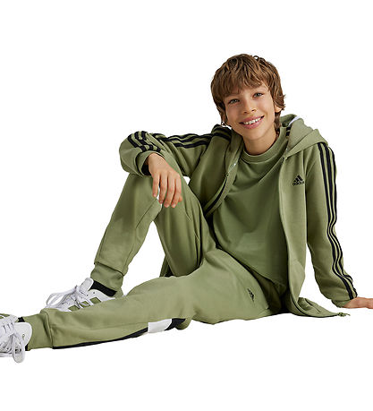 adidas Performance Cardigan - U 3S FL FZ -  Grøn/Sort