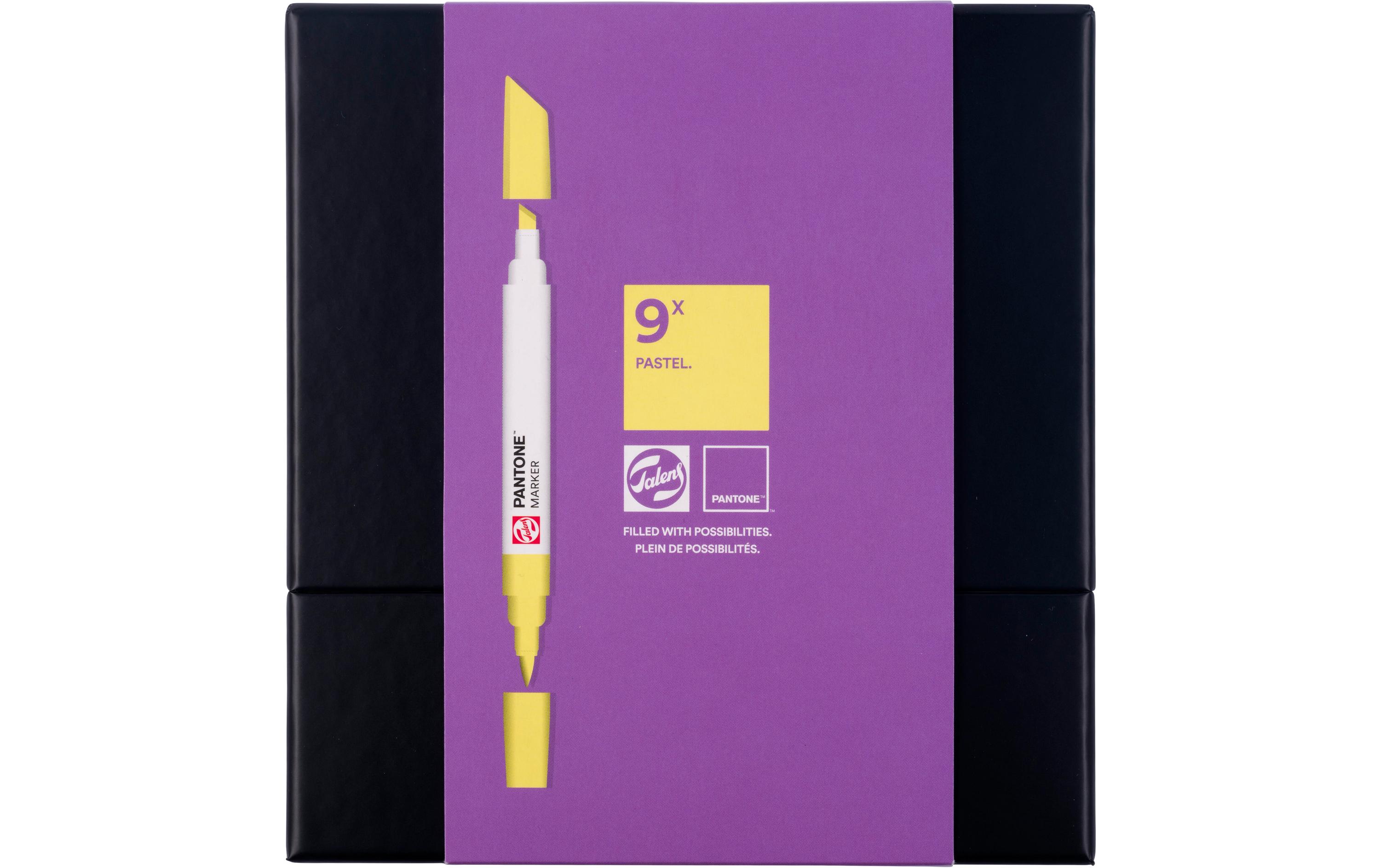 Pantone Marker Set 9x PastelWasserbasierte Marker