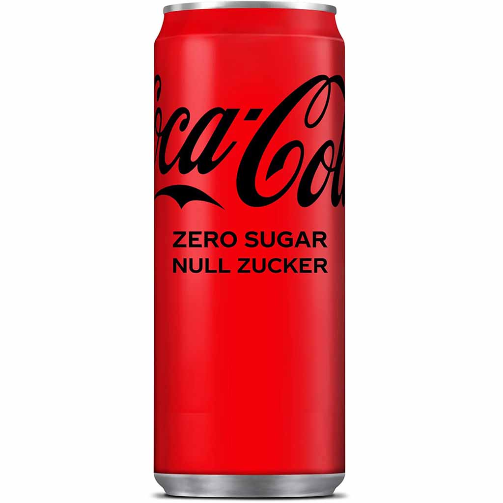 24x Coca-Cola Zero Dose á 0,33L=7,92L MHD:28.2.25