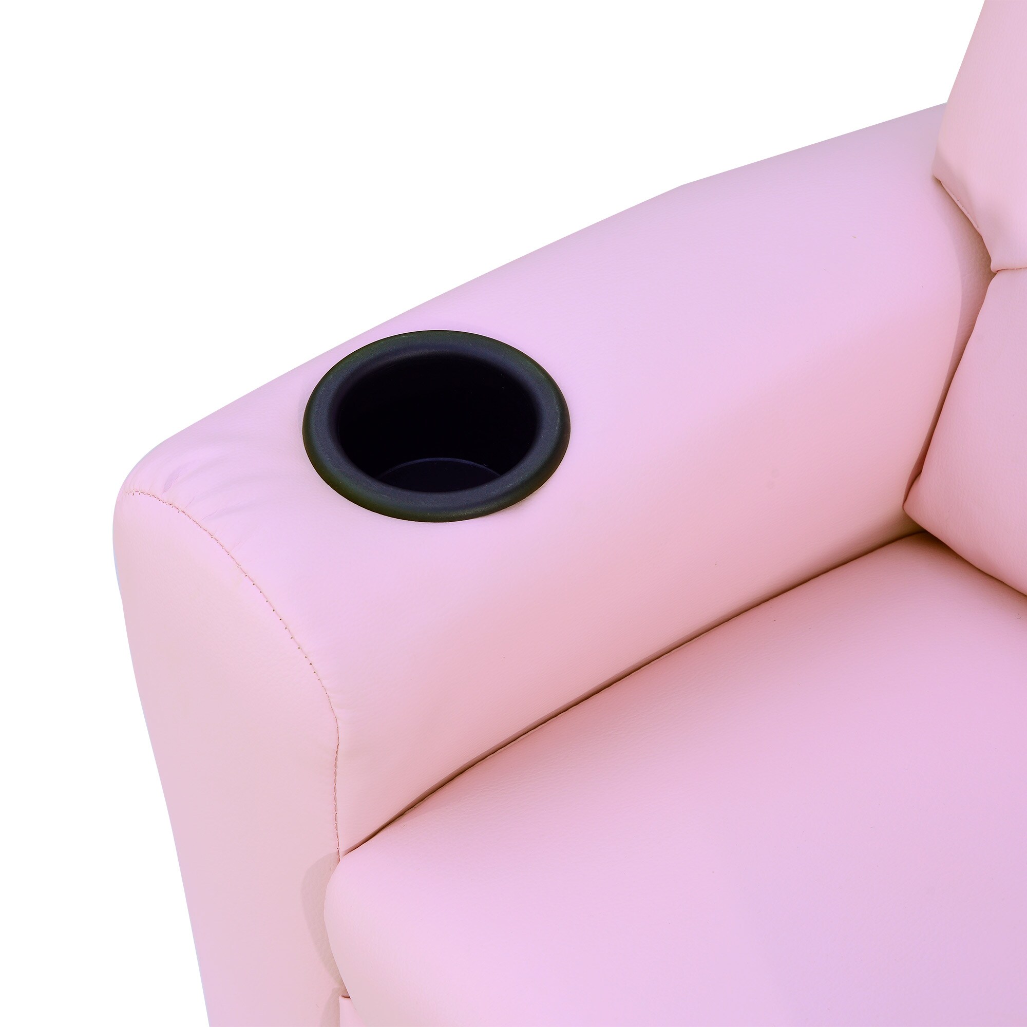 HOMCOM Kindersessel mit Liegefunktion rosa 62 x 56 x 69 cm (BxTxH)