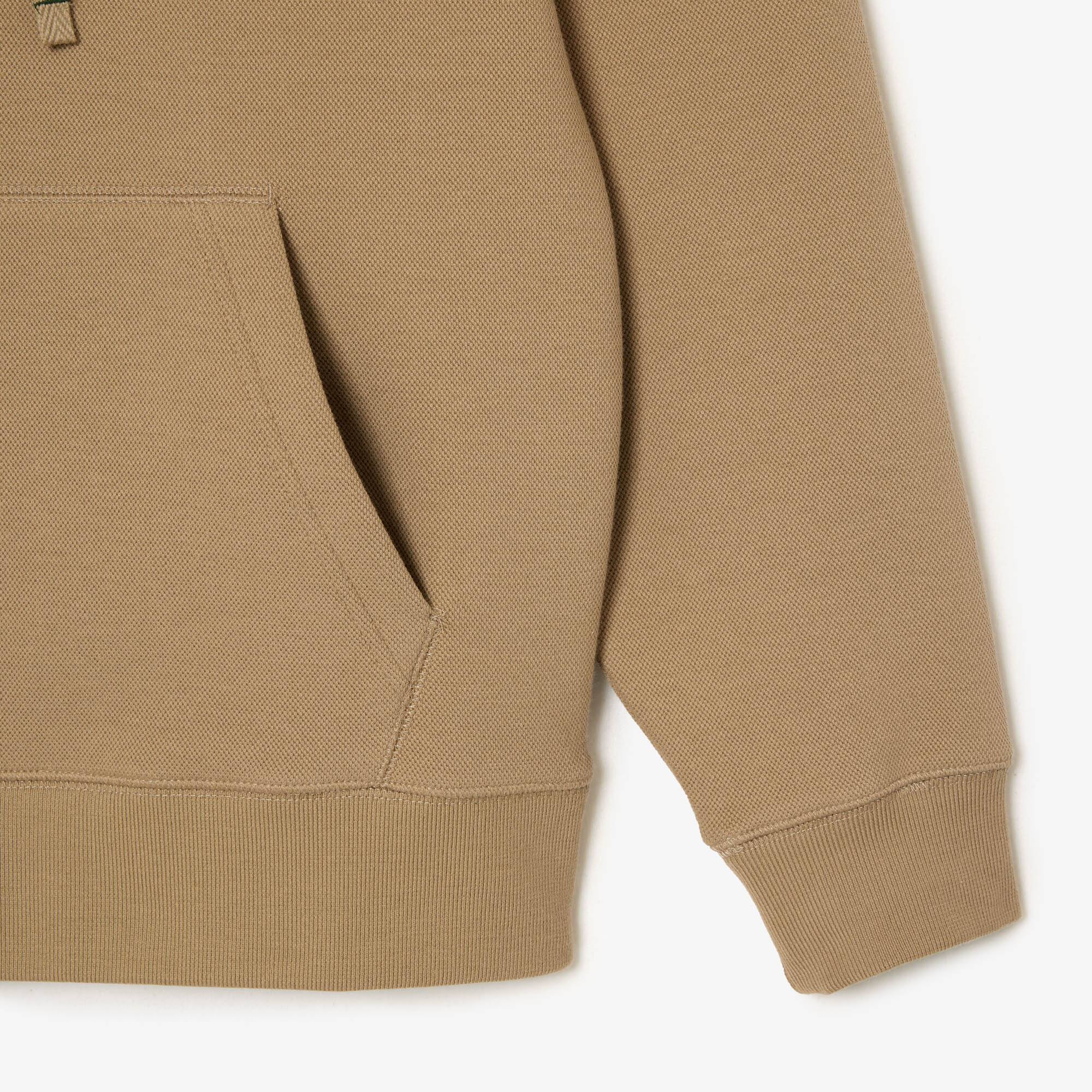 Damen Jogger Hoodie aus Baumwollmischung Sweatshirts - Beige - Lacoste - Damen