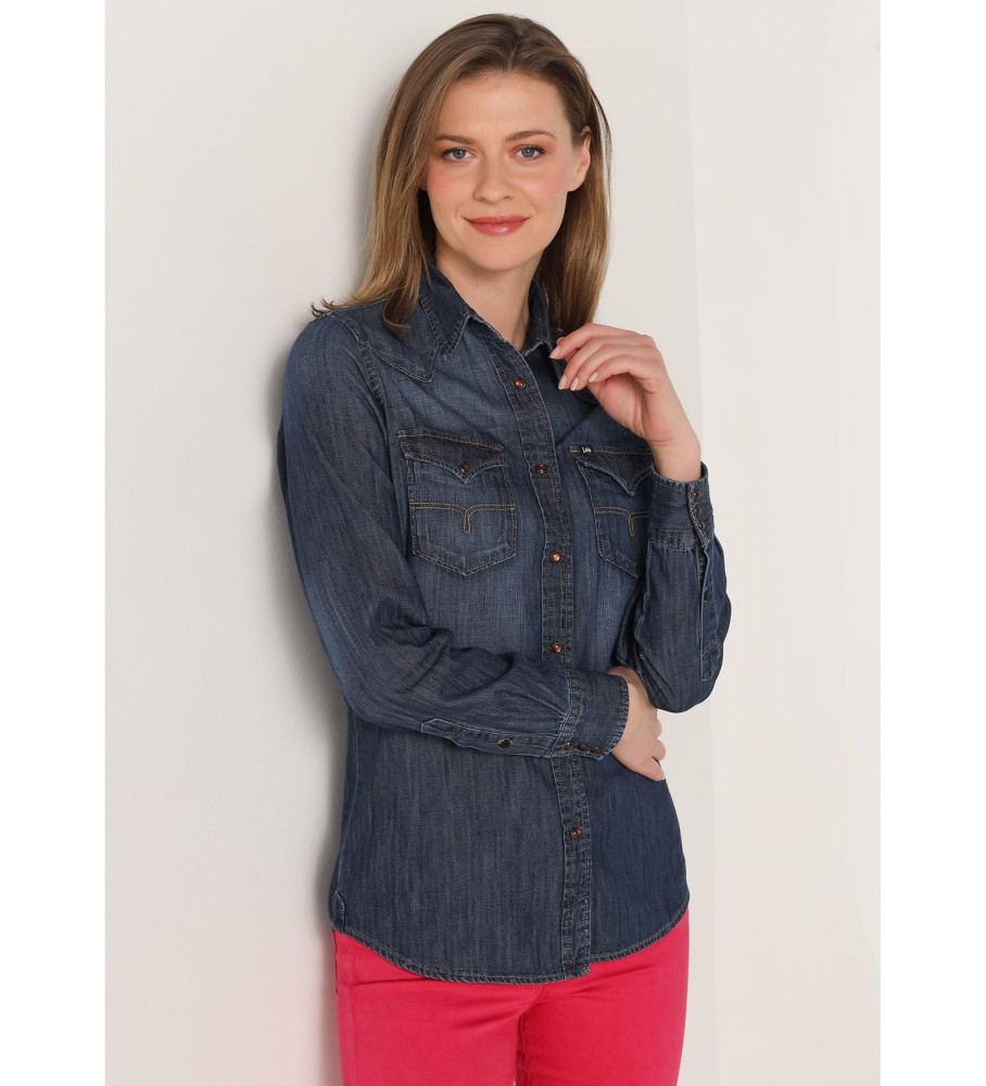 Camisa jeans Lois Navy