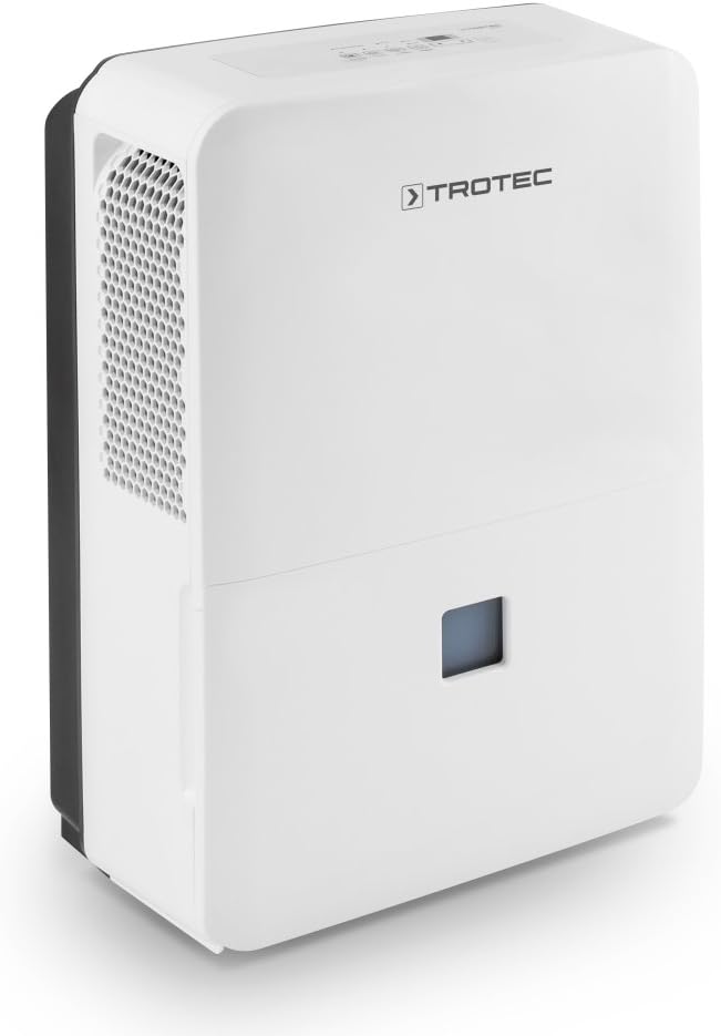 TROTEC Luftentfeuchter elektrisch TTK 127 E – Leistung 50 L/Tag – Fläche 150 m² / 375 m³ – Raum Entfeuchter – für Wohnung und Schlafzimmer