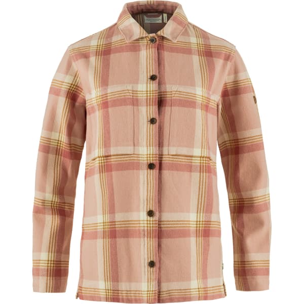 Chemise FJALLRAVEN SINGI FLANNEL OVERSHIRT W CHALK ROSE-DUSTY ROSE