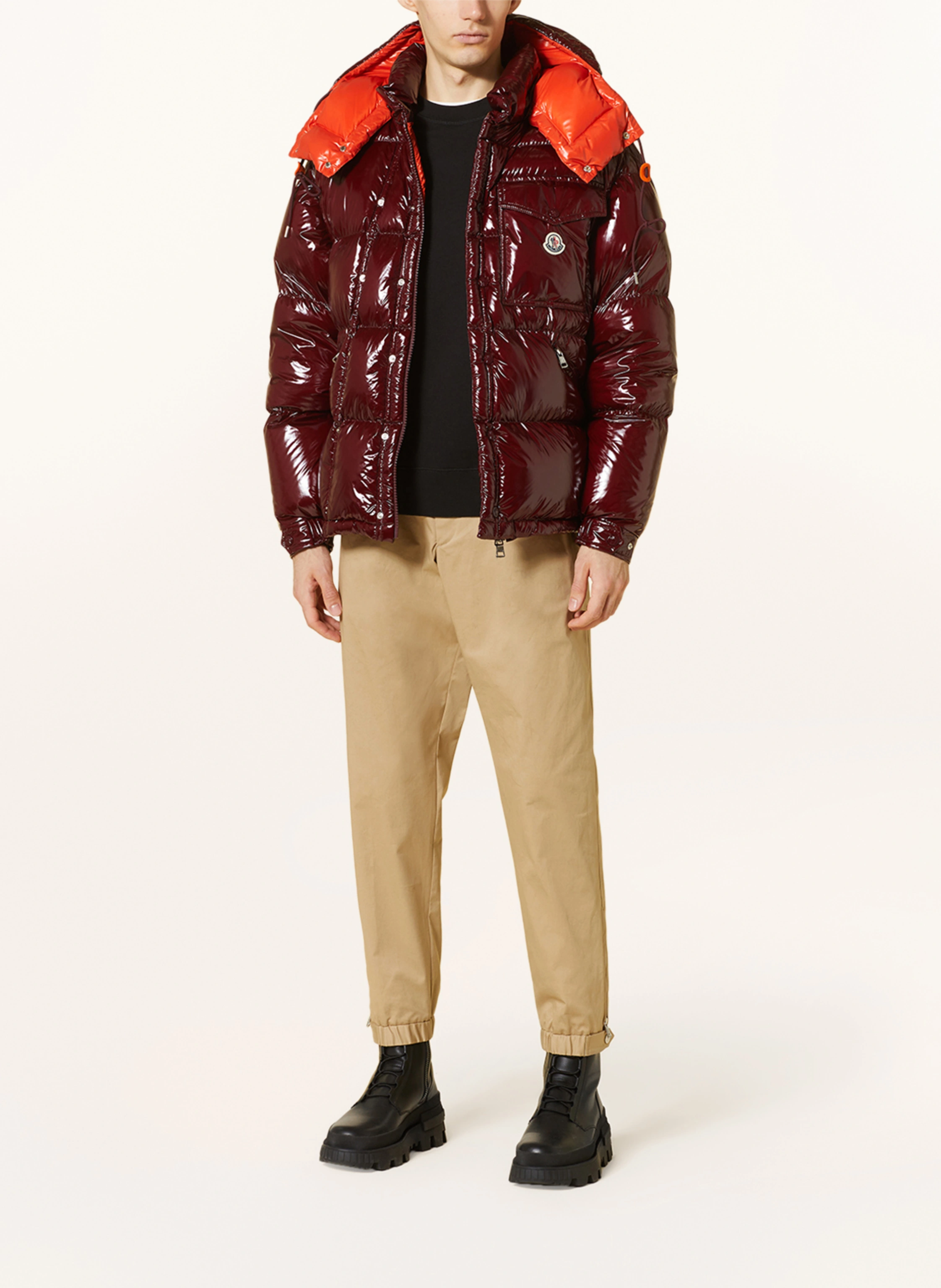 MONCLER Daunenjacke PRESENT KARAKORUM mit abnehmbarer Kapuze und Ärmeln