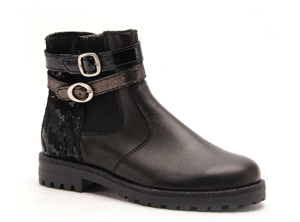 Bopy boots bottine enfant smile noir