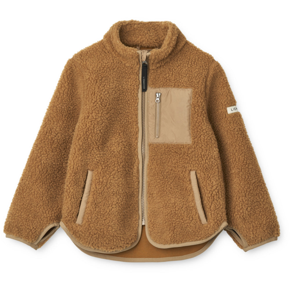 Køb LIEWOOD Golden Caramel Oat Mix Nolan Pile Jakke