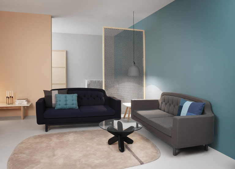 Normann Copenhagen Oona vloerkleed small grijs 200x90