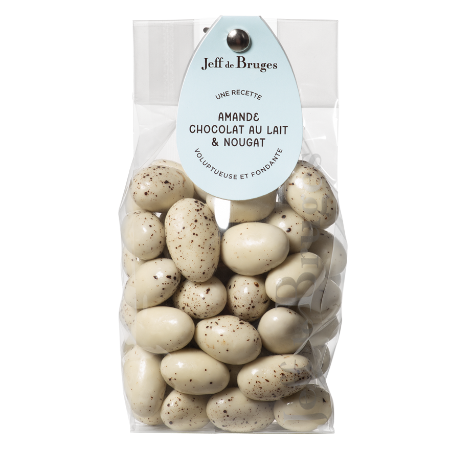 Sachet amandes chocolat et nougat 230g
