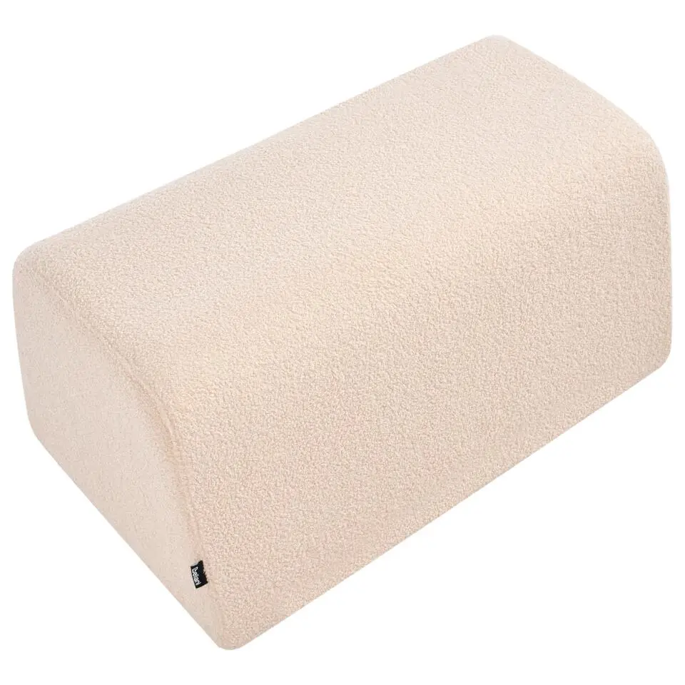 SINCLAIR - Poef - Beige - Bouclé