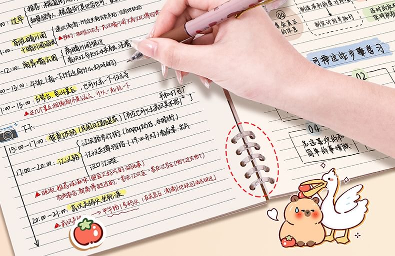 Eranso - Capybara losbladig B5-notitieboek (verschillende ontwerpen)