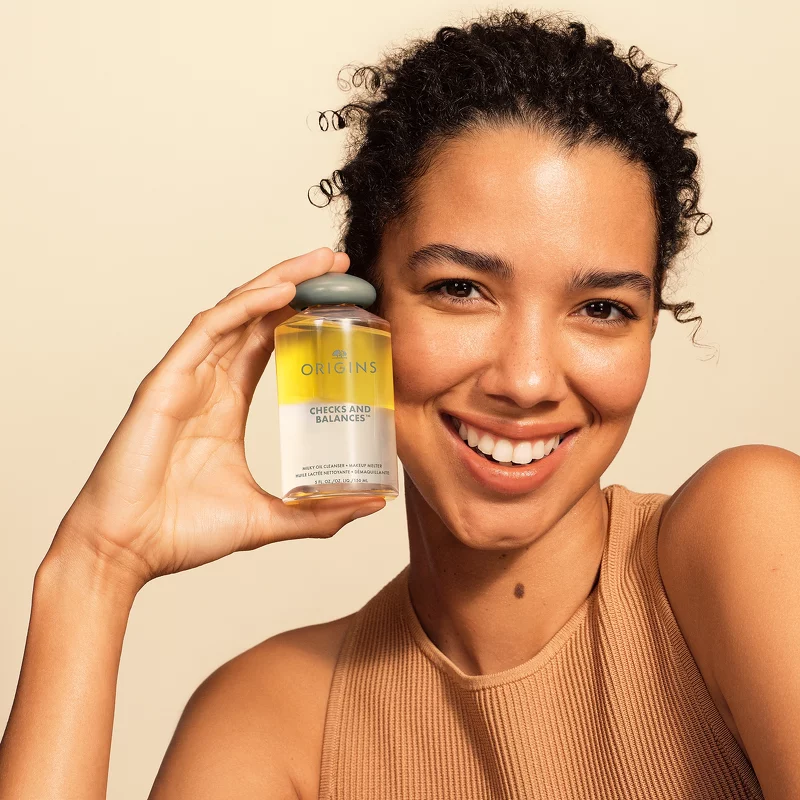 Origins Checks And Balances Milky Oil Cleanser + Makeup Melter 150 ml
