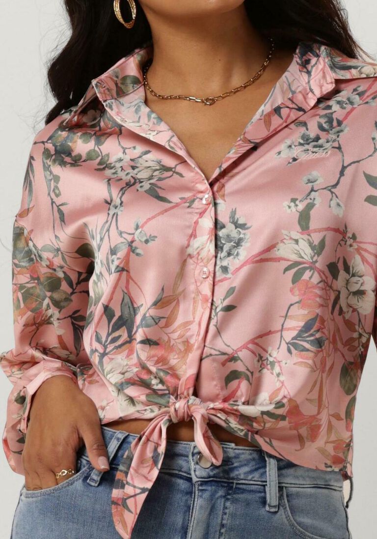 GUESS lichtroze guess blouse lsbowed jun shirt