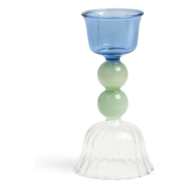 &Klevering Bougeoir Perle | Bleu