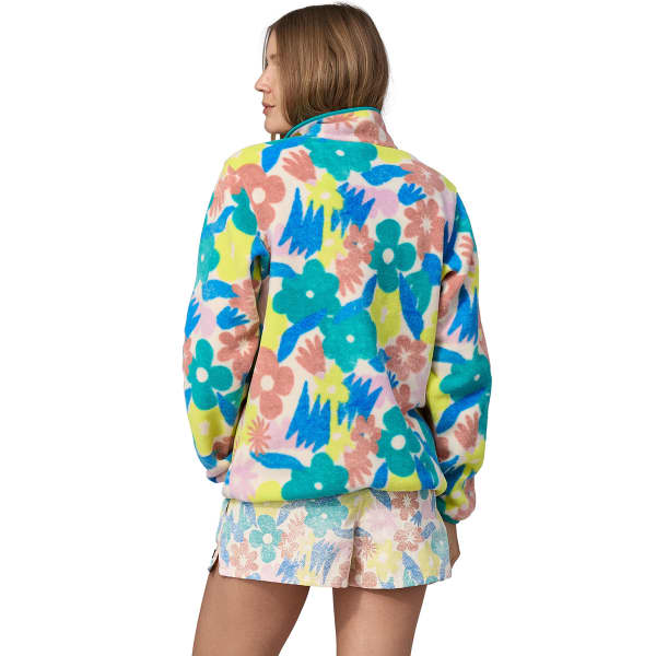 Sweat polaire PATAGONIA W'S LW SYNCH SNAP-T P/O CHANNELING SPRING: NATURAL