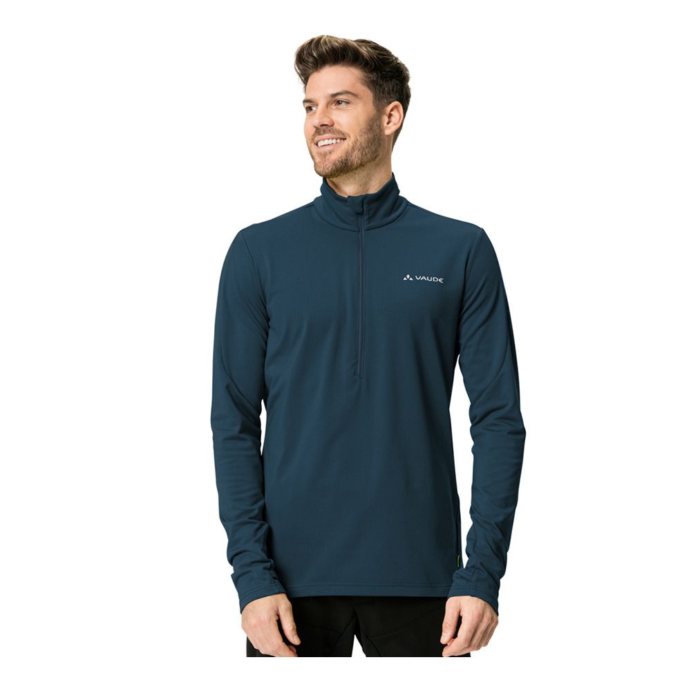 Vaude LIVIGNO HALFZIP II - Polaire Homme dark sea