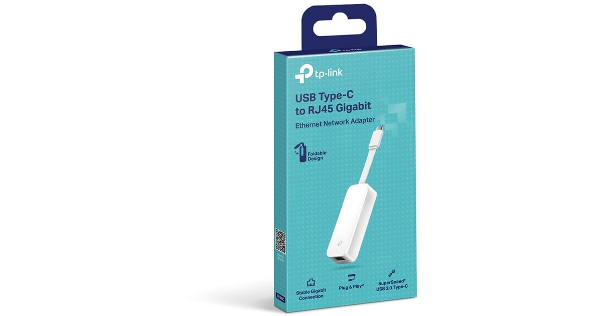 TP-LinkUSB Type-C to RJ45 Gigabit Ethernet netwerkadapter  (Wit)